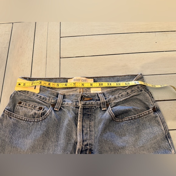 GAP | Y2K denim jeans loose fit Boot Cut button fly | Sz 8 Ankle - Picture 9 of 12